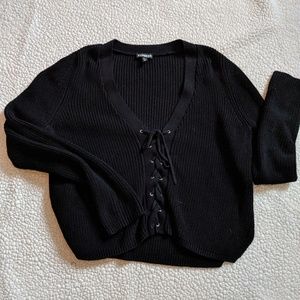 Express crop sweater